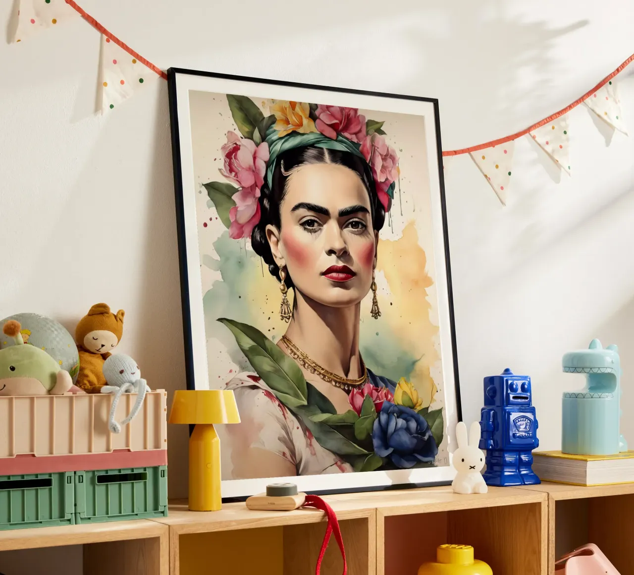 Frida Kahlo ad acquerello carta hahnemühle da 🎁 ARTVI-SHOP