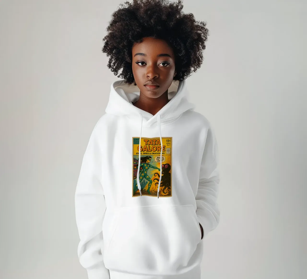 TATA GALORE - Fresh Supes On The Block sudadera con capucha de Vintage Van Gogh