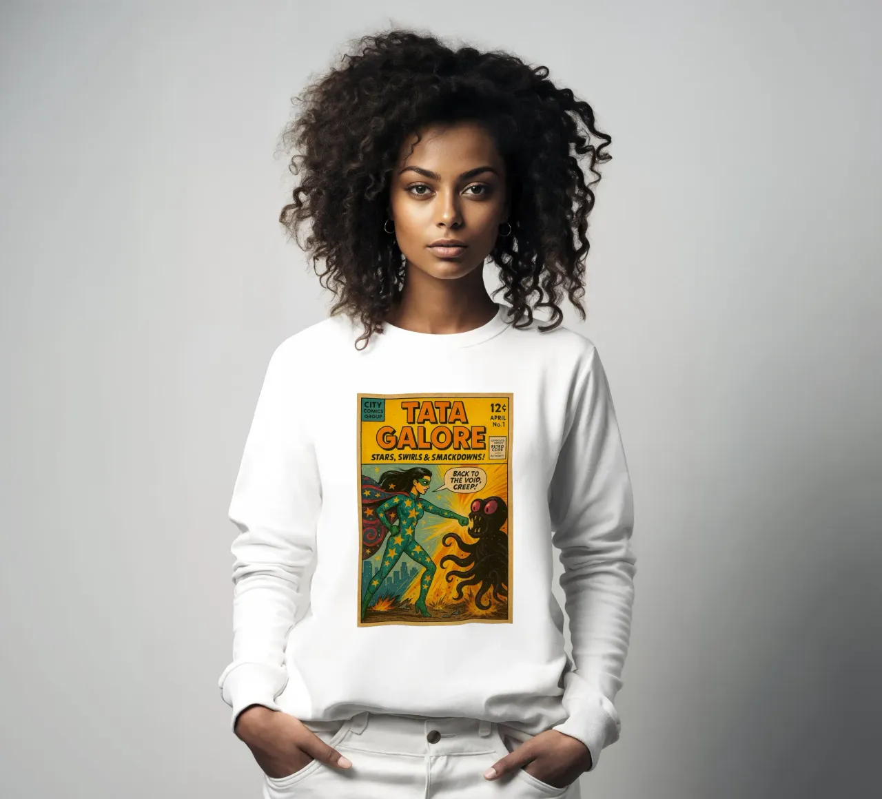 TATA GALORE - Fresh Supes On The Block sudadera de Vintage Van Gogh