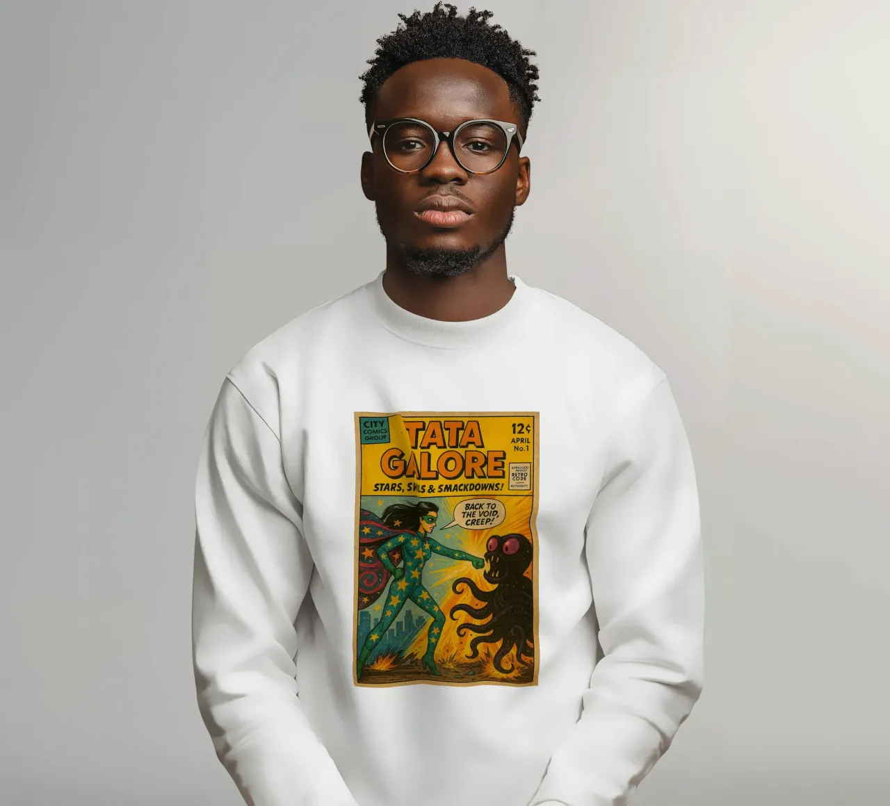 TATA GALORE - Fresh Supes On The Block sudadera de Vintage Van Gogh