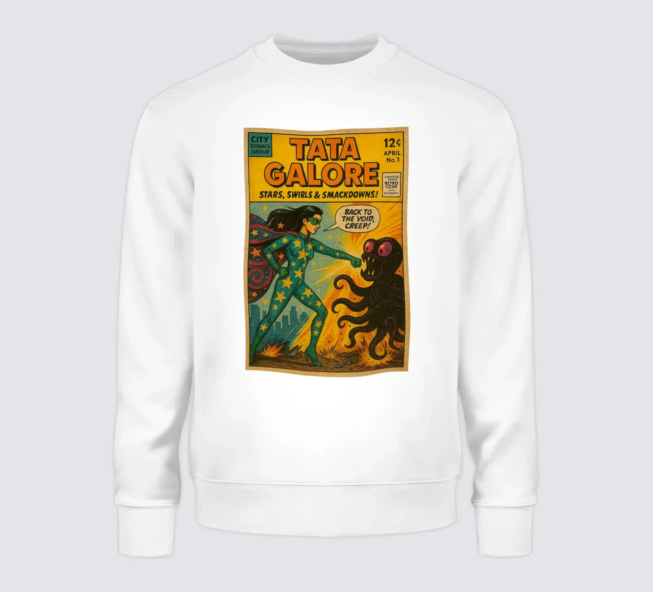TATA GALORE - Fresh Supes On The Block sudadera de Vintage Van Gogh