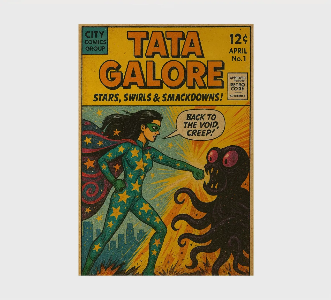 TATA GALORE - Fresh Supes On The Block notebook by Vintage Van Gogh