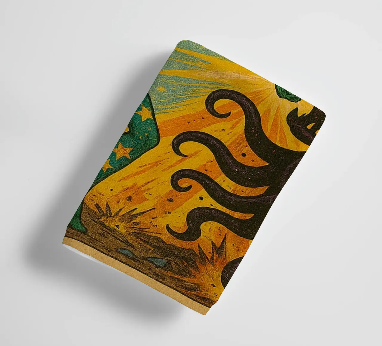 TATA GALORE - Fresh Supes On The Block towel by Vintage Van Gogh