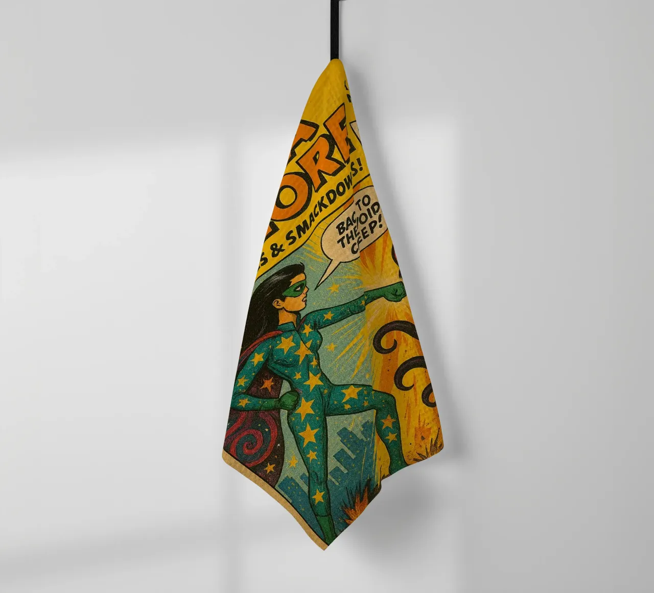 TATA GALORE - Fresh Supes On The Block torchon de Vintage Van Gogh