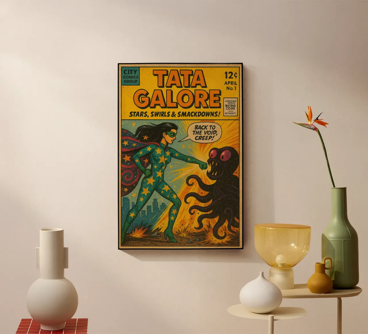 TATA GALORE - Fresh Supes On The Block metacrilato de Vintage Van Gogh