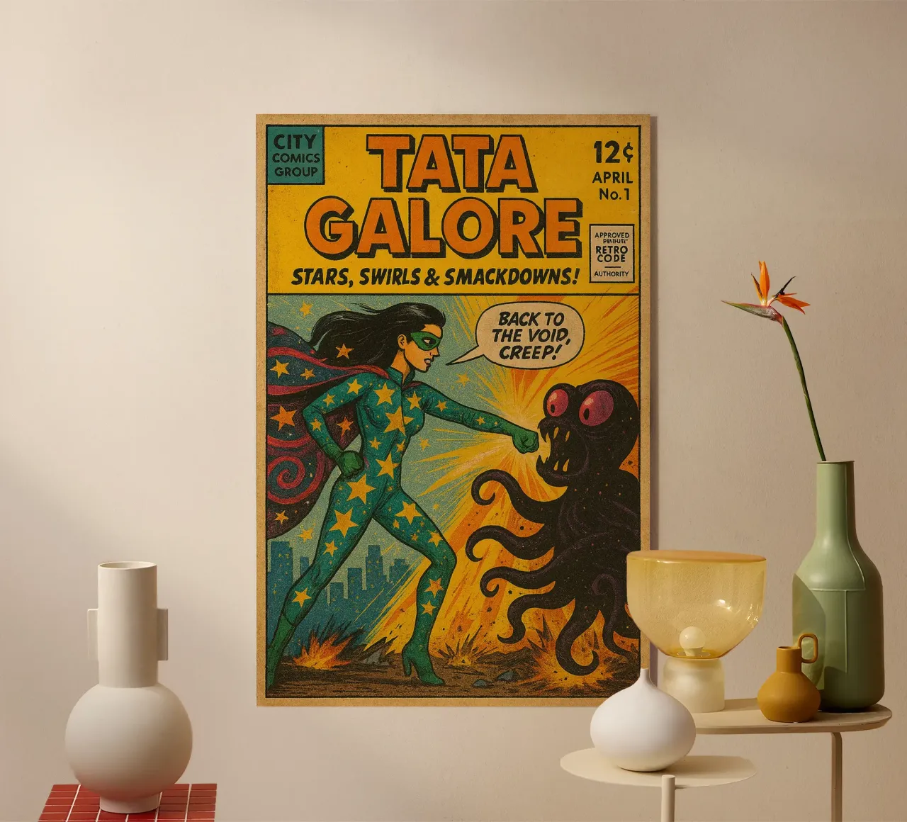 TATA GALORE - Fresh Supes On The Block metacrilato de Vintage Van Gogh