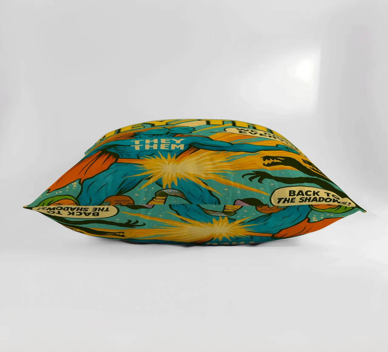 THEY THEM - I nuovi Supes On The Block cuscino da Vintage Van Gogh