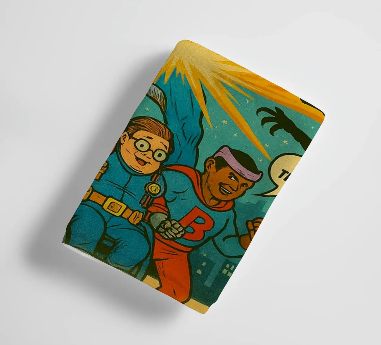 THEY THEM - Verse Supes On The Block badhanddoek van Vintage Van Gogh