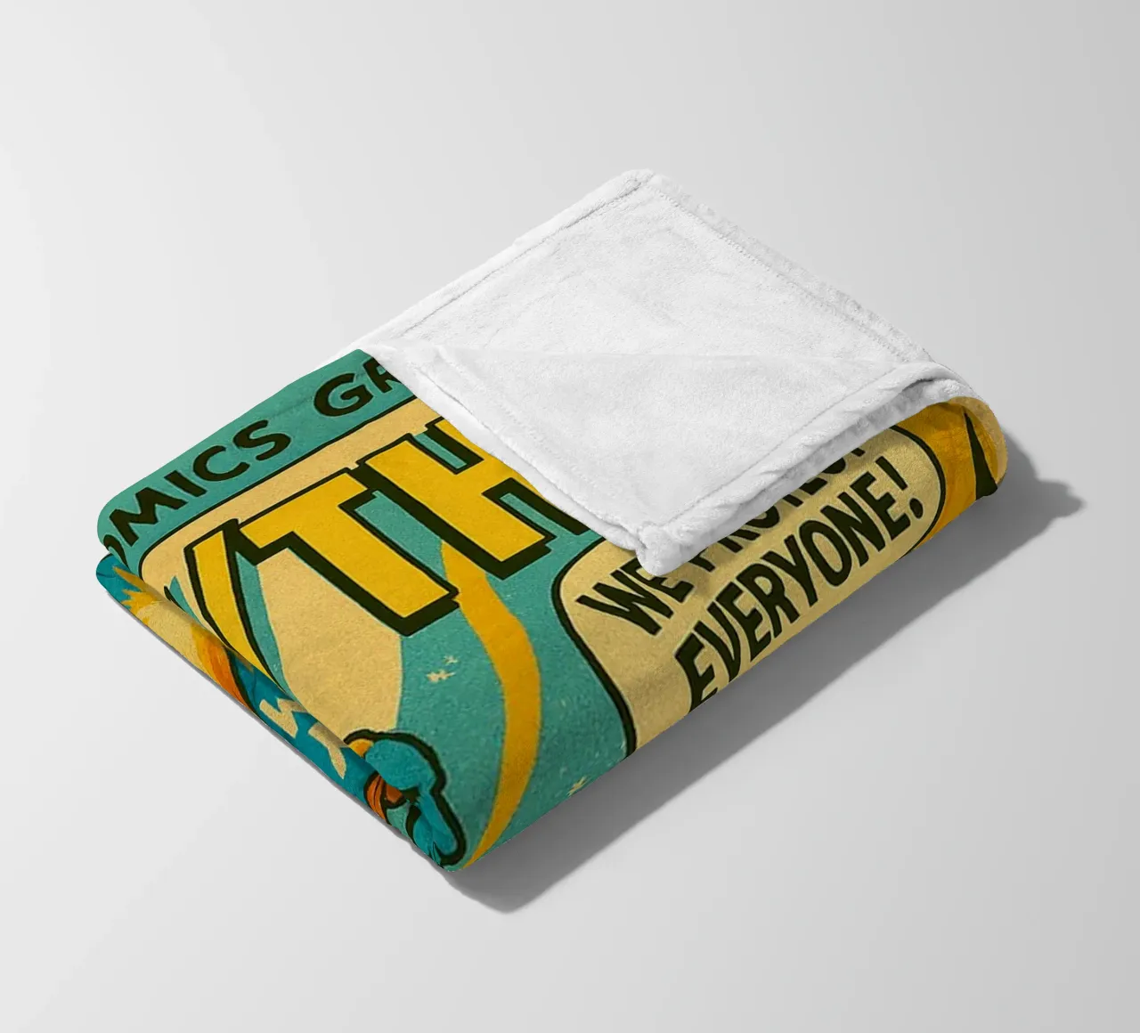 THEY THEM - I nuovi Supes On The Block coperta in pile da Vintage Van Gogh