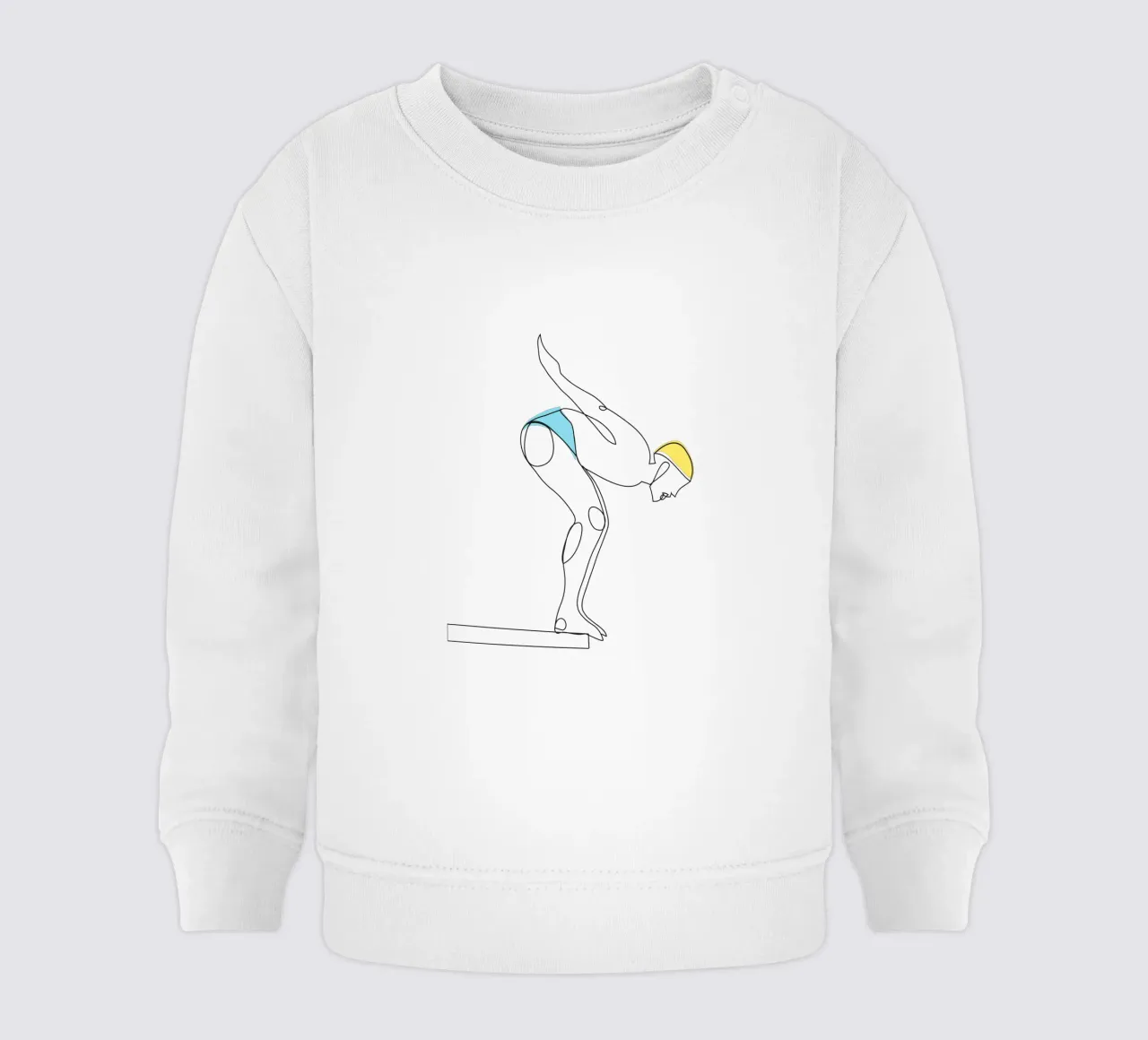 Immersione di metà secolo felpa neonato da LaylaOzFun