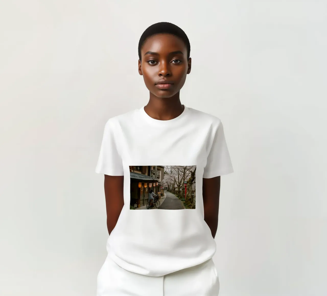 Kinosaki Onsen Fiori di ciliegio, Giappone t-shirt da Marcel Bisig
