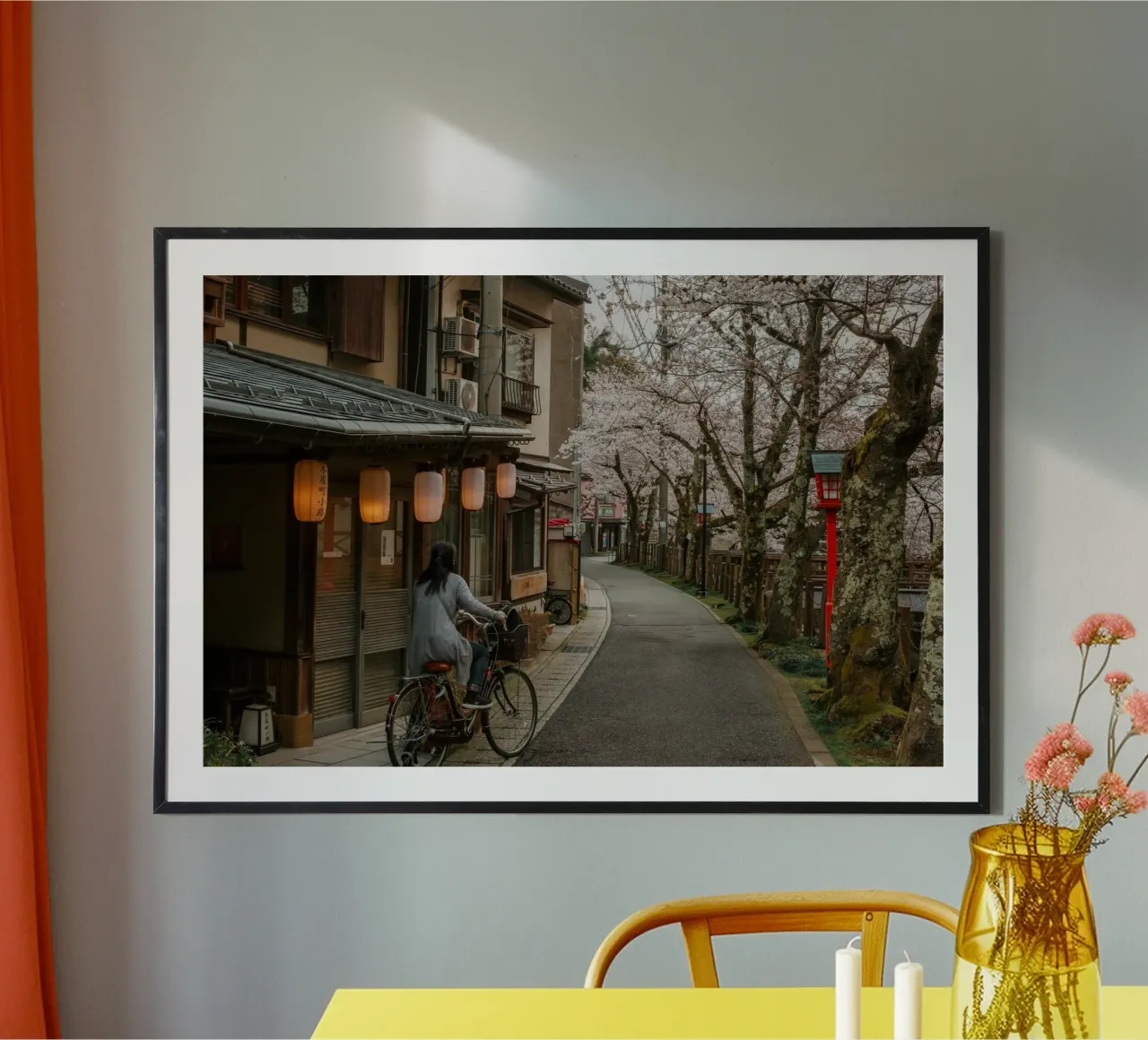 Kinosaki Onsen Fiori di ciliegio, Giappone carta hahnemühle da Marcel Bisig