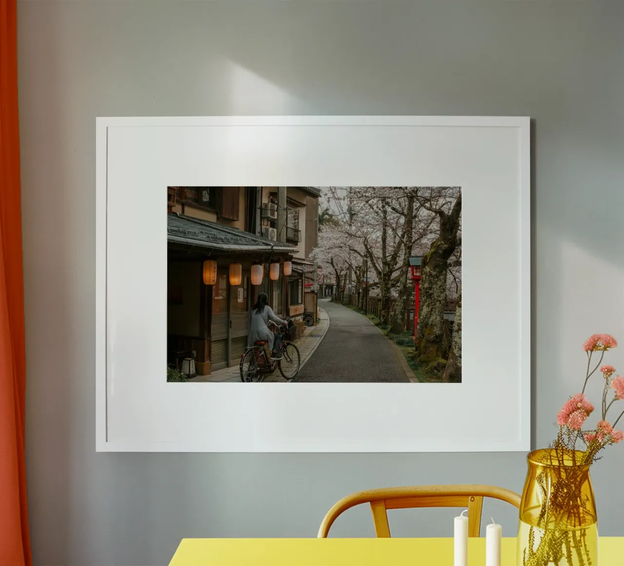 Kinosaki Onsen Fiori di ciliegio, Giappone carta hahnemühle da Marcel Bisig