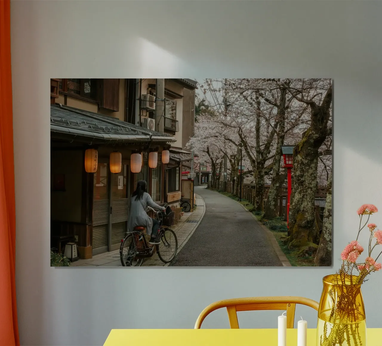 Kinosaki Onsen Fiori di ciliegio, Giappone carta hahnemühle da Marcel Bisig