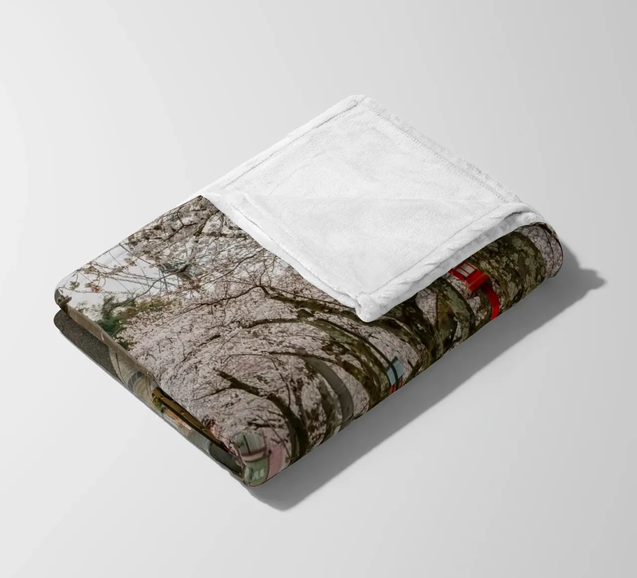 Kinosaki Onsen Fiori di ciliegio, Giappone coperta in pile da Marcel Bisig