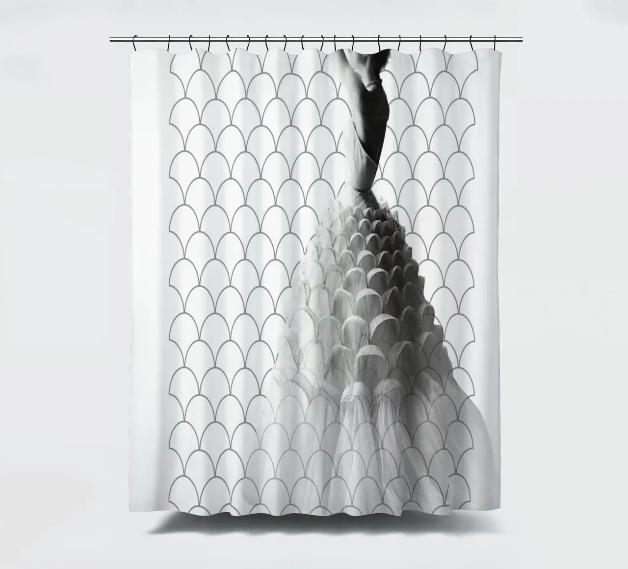 Fashion and Geometry 15 shower curtain by DesmondBates