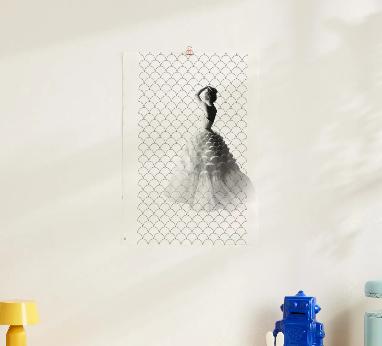 Fashion and Geometry 15 poster con telaio in alluminio da DesmondBates