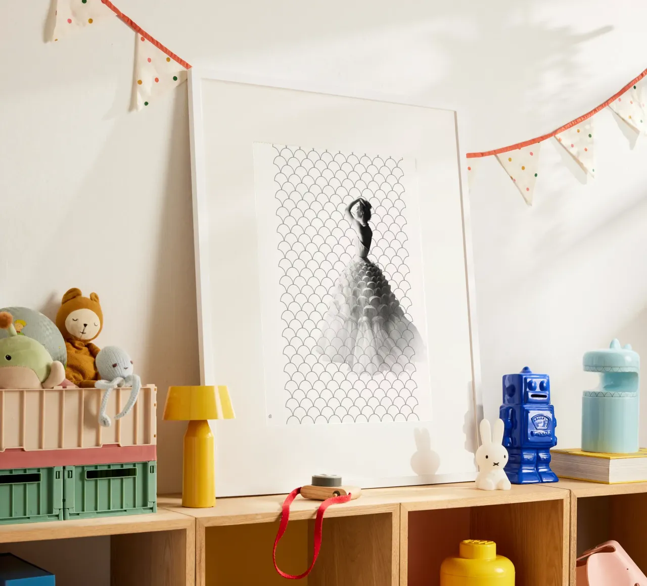 Fashion and Geometry 15 poster con telaio in alluminio da DesmondBates