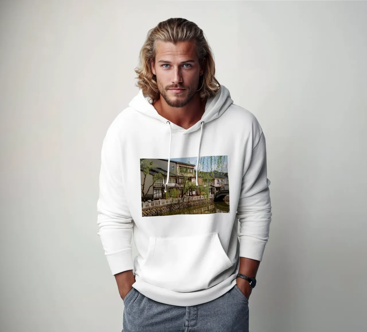 Kinosaki Onsen, Giappone felpa con cappuccio da Marcel Bisig