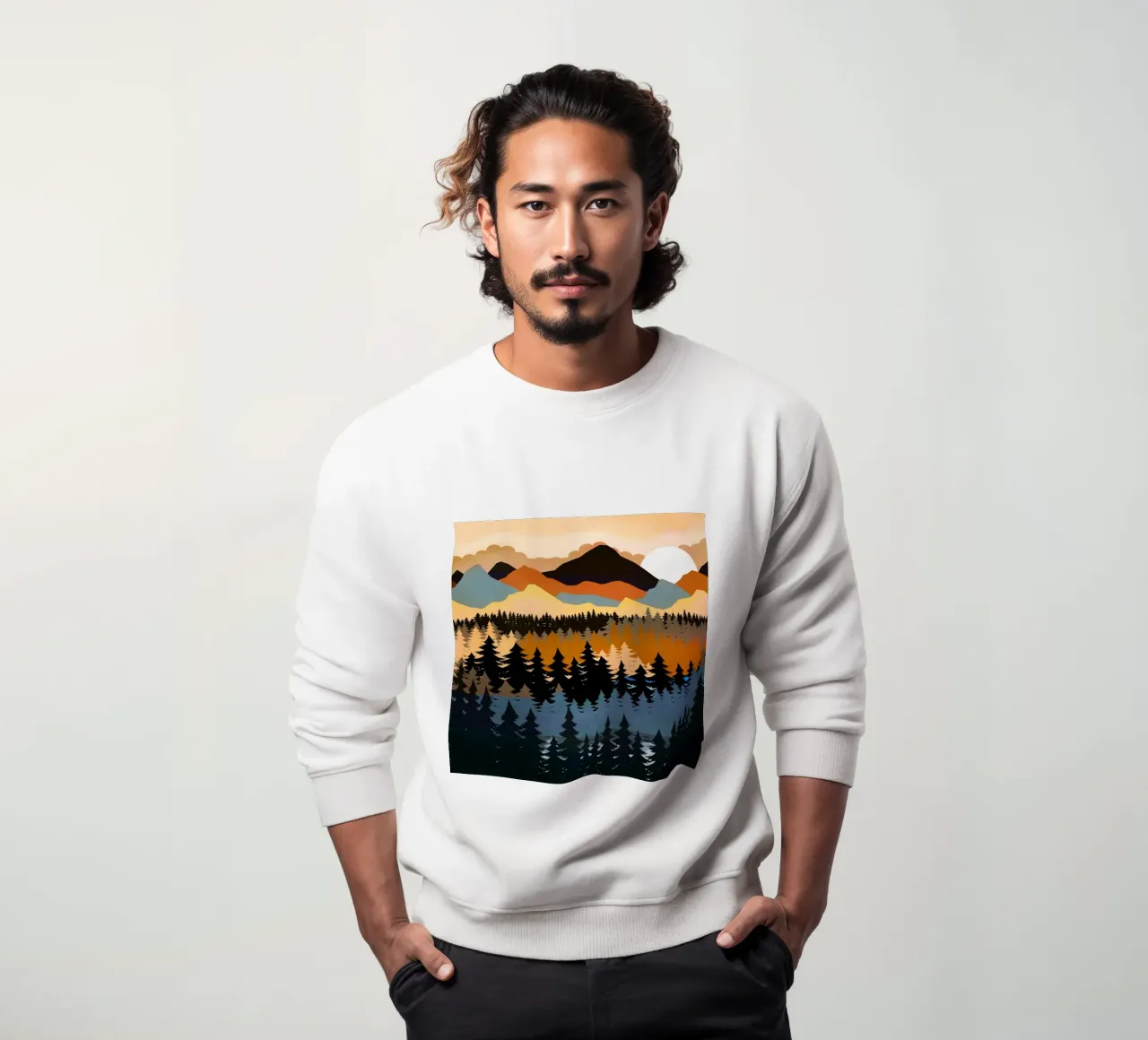 Colors of a Mountain View sweat de Nadjaa