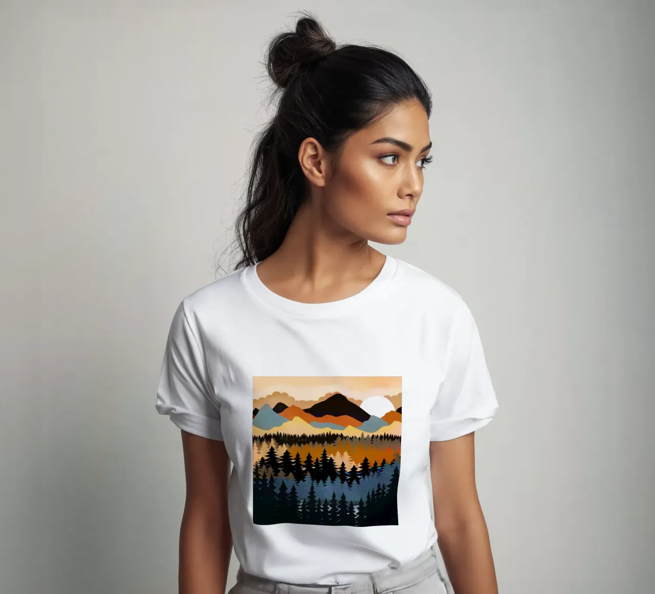Colors of a Mountain View t-shirt da Nadjaa