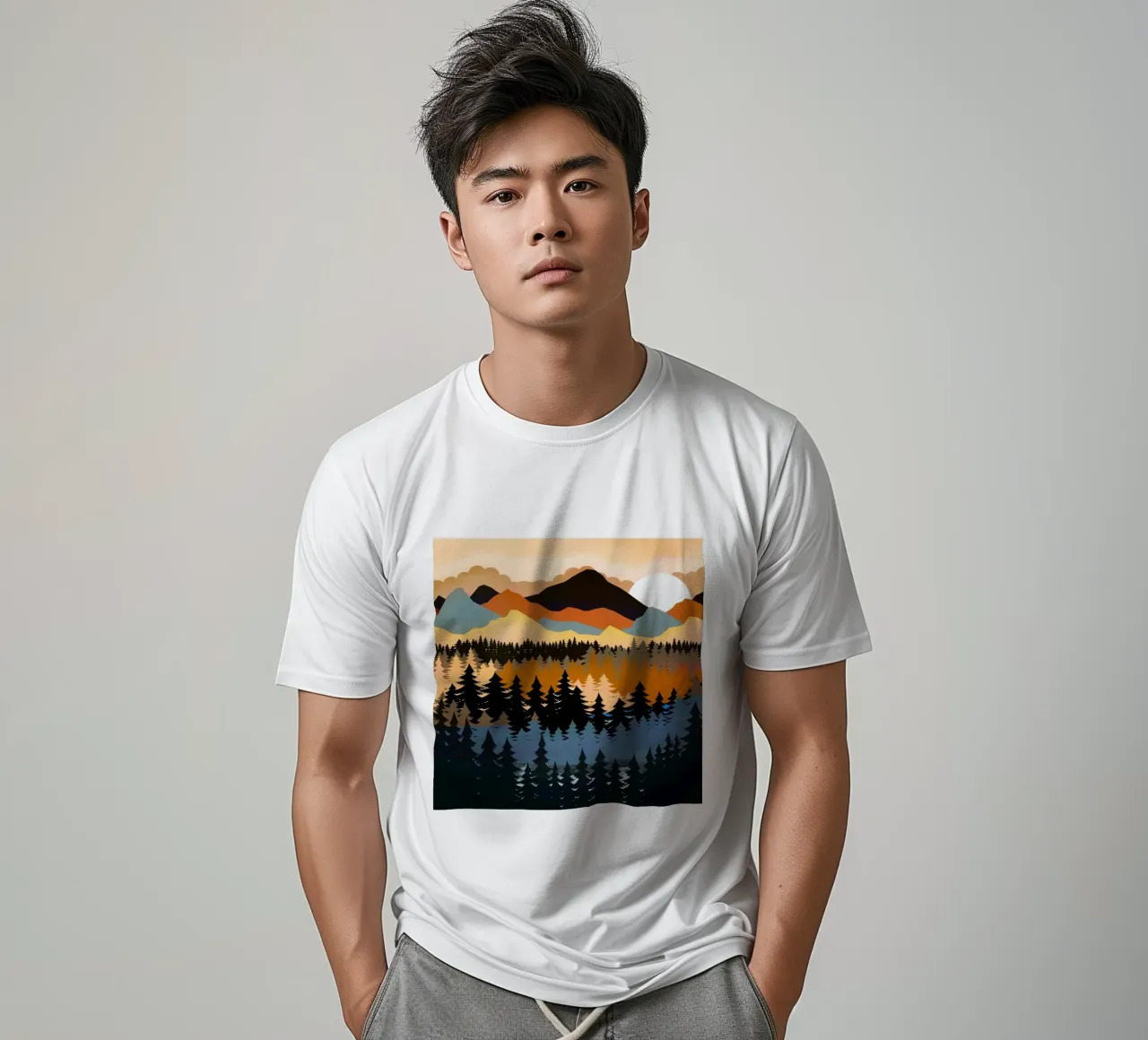 Colors of a Mountain View t-shirt da Nadjaa