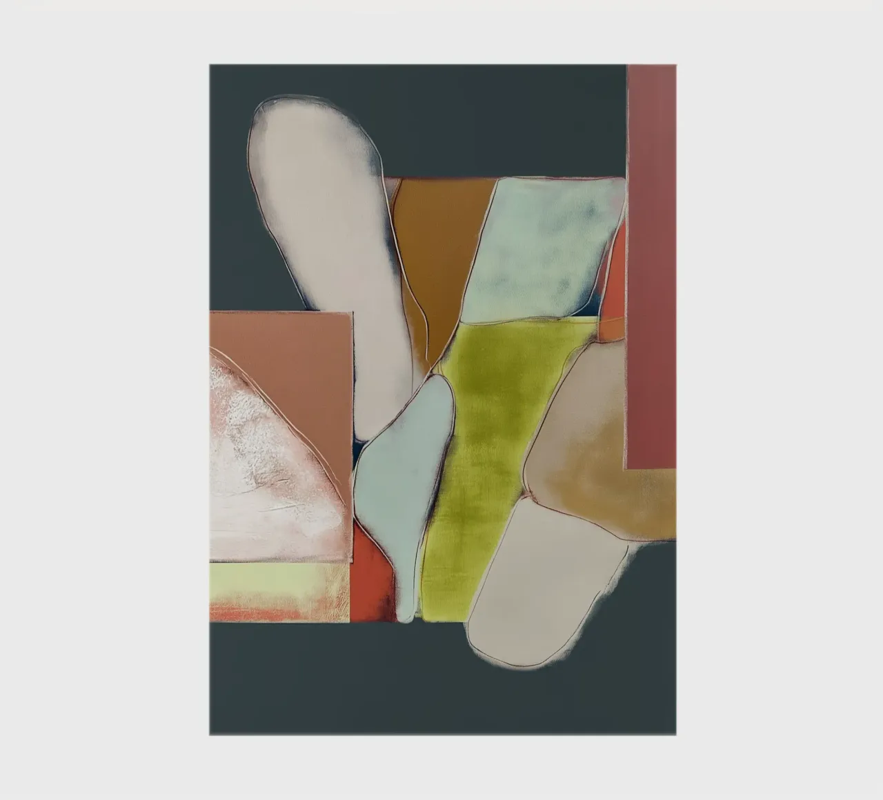 Shapes in balance notebook by Carinaprint
