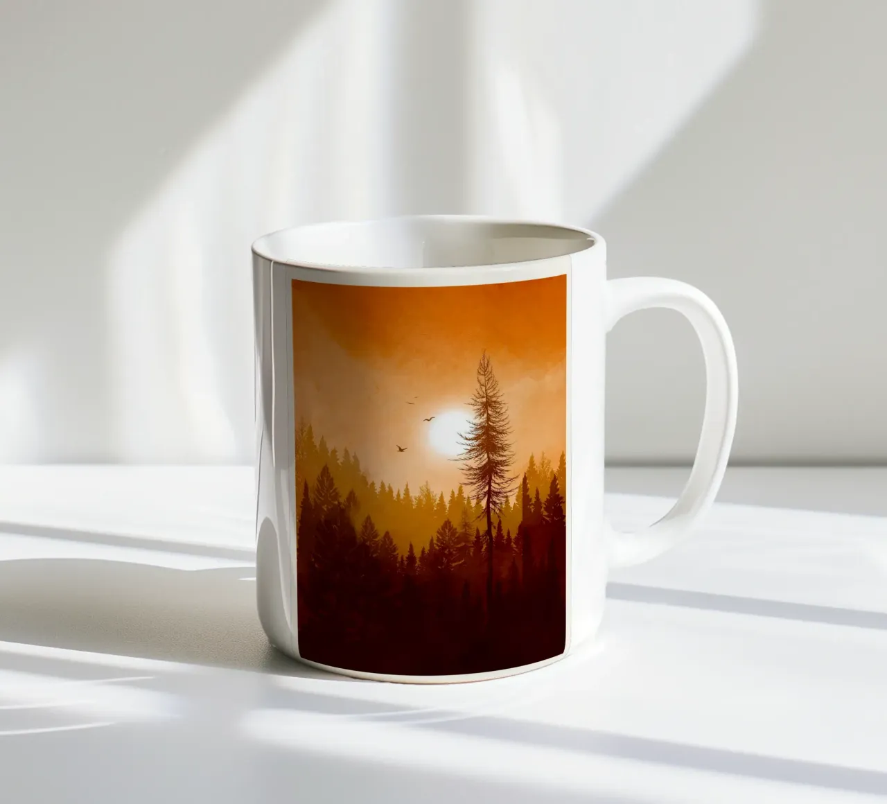 Morning Mountain Mist 1 tazza in ceramica da Nadjaa
