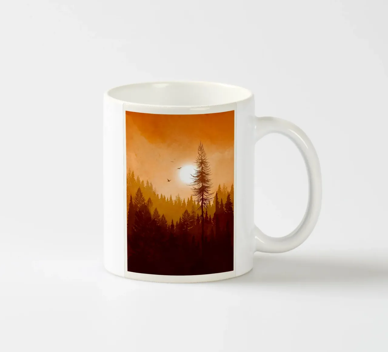 Morning Mountain Mist 1 tazza in ceramica da Nadjaa