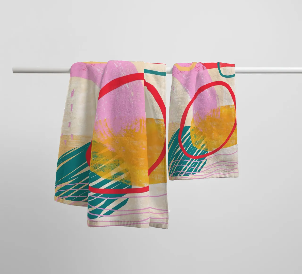 Forme calde asciugamano da bagno da Kim Hubball Studio