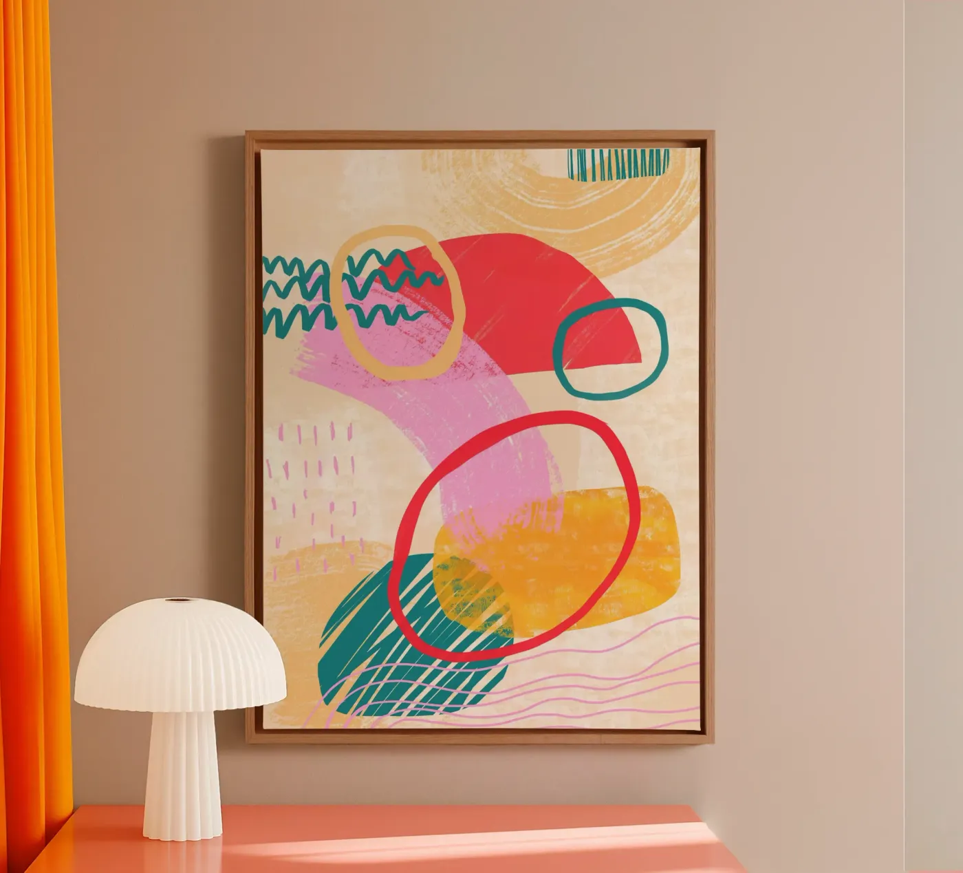 Forme calde tela da Kim Hubball Studio