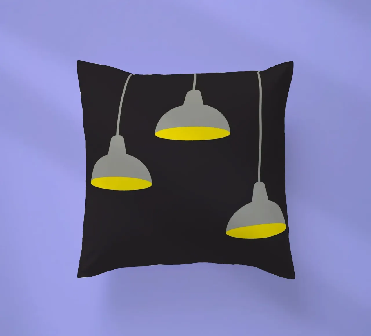 Lampada a sospensione al buio cuscino da galihstudio
