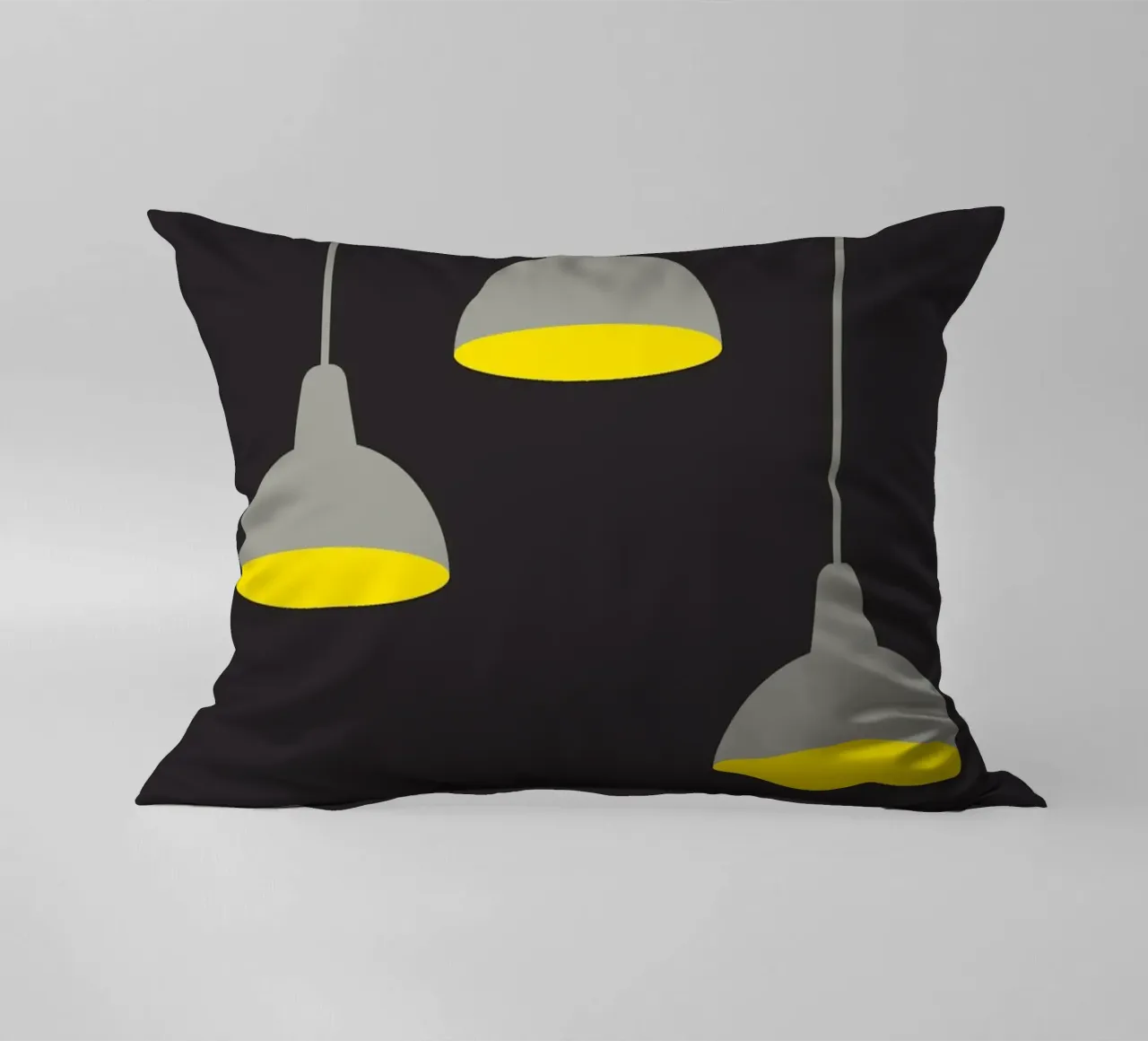Lampada a sospensione al buio cuscino da galihstudio