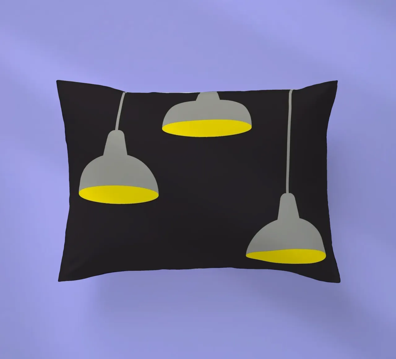 Lampada a sospensione al buio cuscino da galihstudio