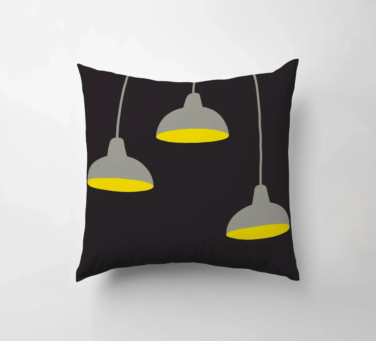 Lampada a sospensione al buio cuscino da galihstudio