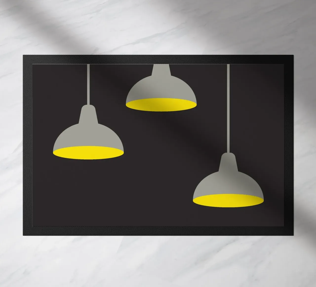 Lampada a sospensione al buio zerbino da galihstudio