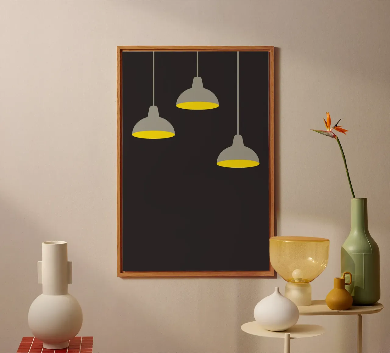 Lampada a sospensione al buio pannello forex da galihstudio