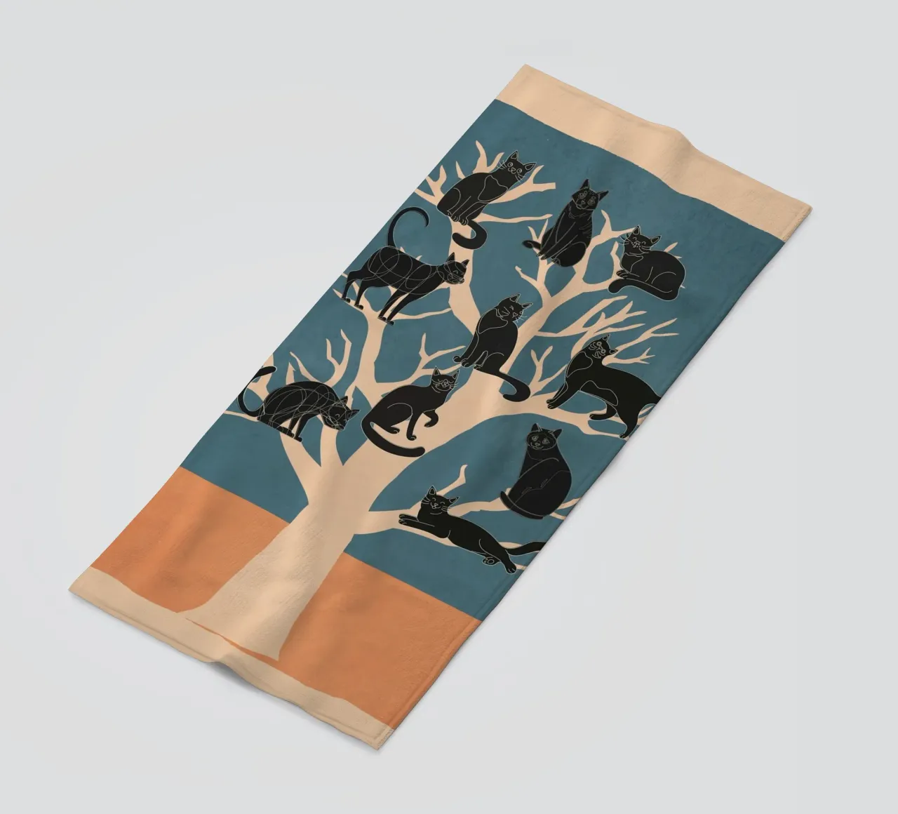 Black Cats in a Tree telo mare da Nadjaa