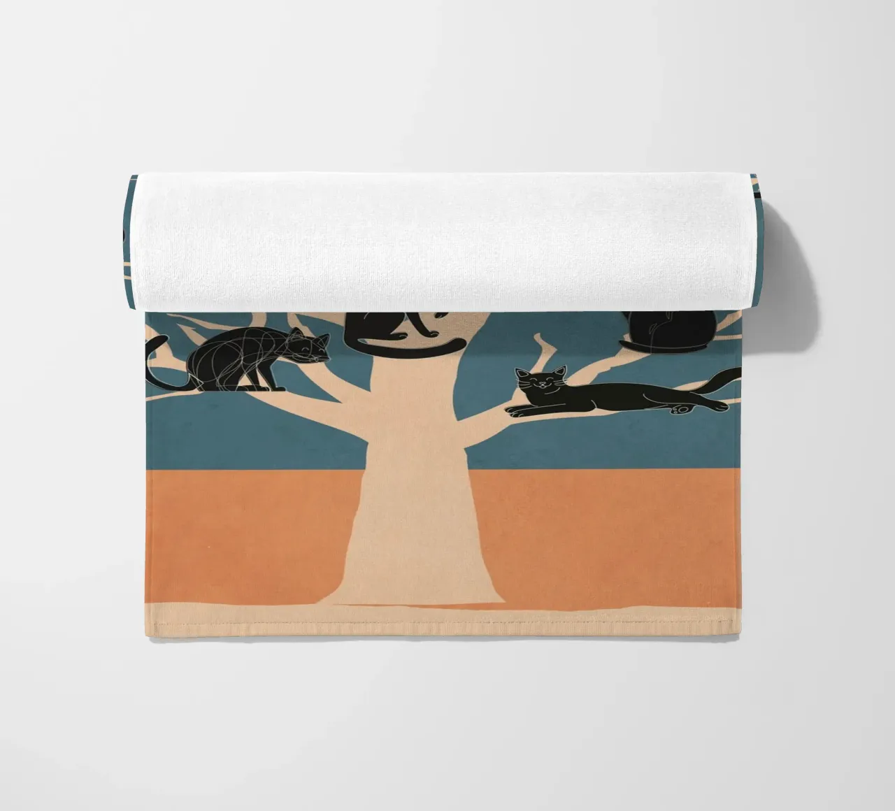 Black Cats in a Tree telo mare da Nadjaa