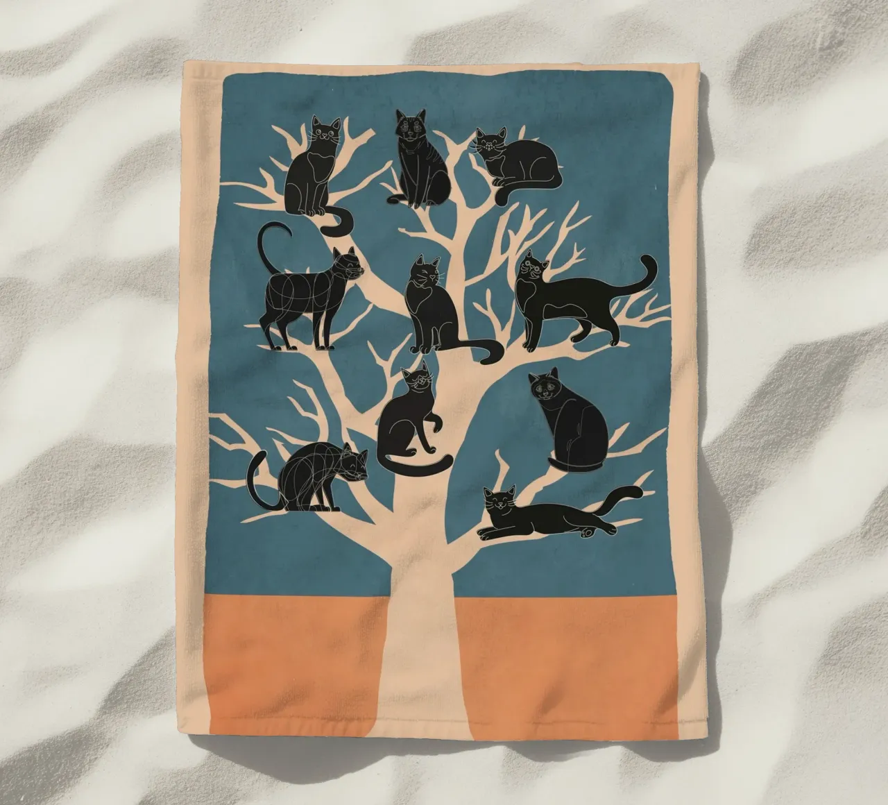 Black Cats in a Tree telo mare da Nadjaa