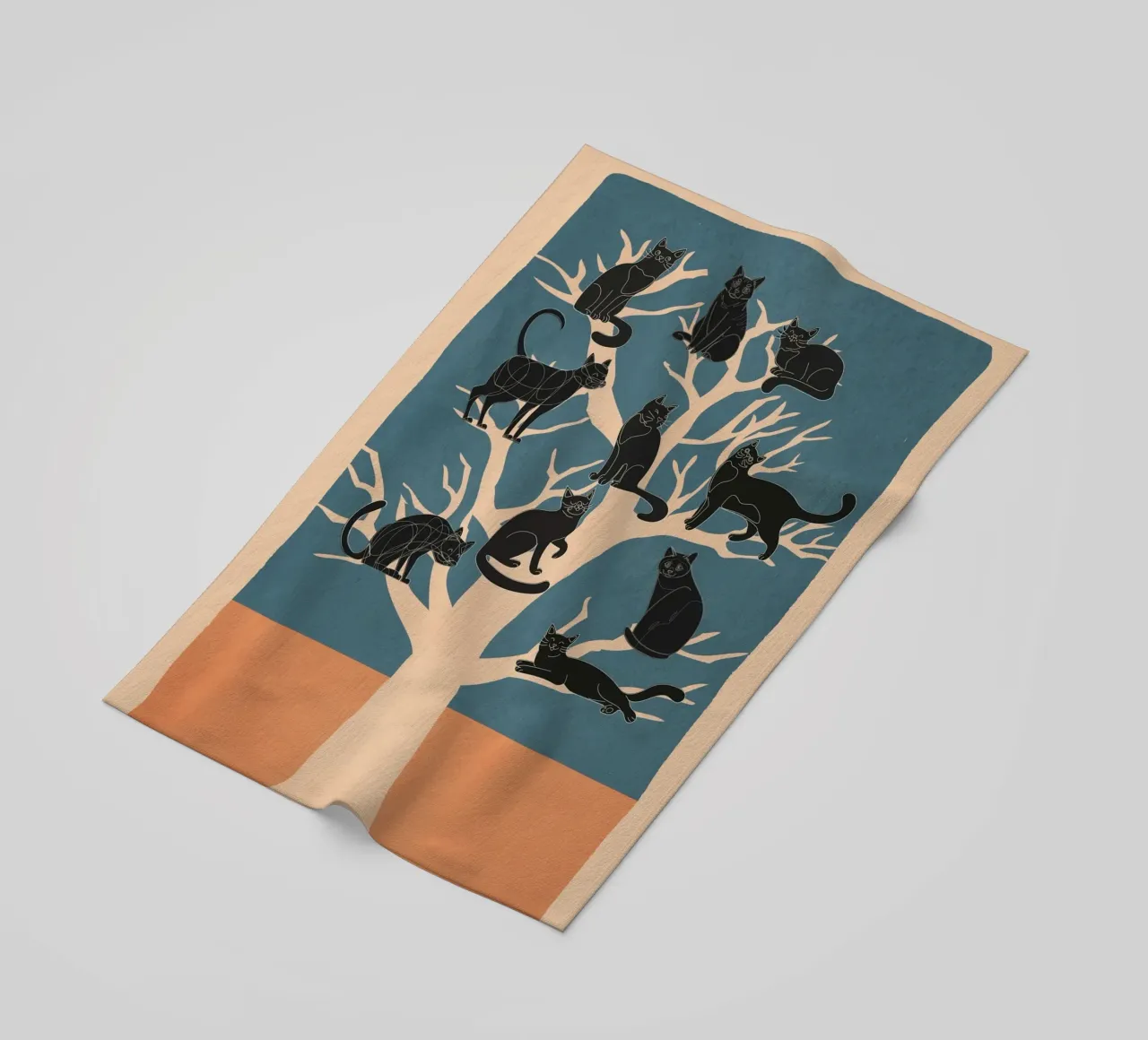 Black Cats in a Tree telo mare da Nadjaa