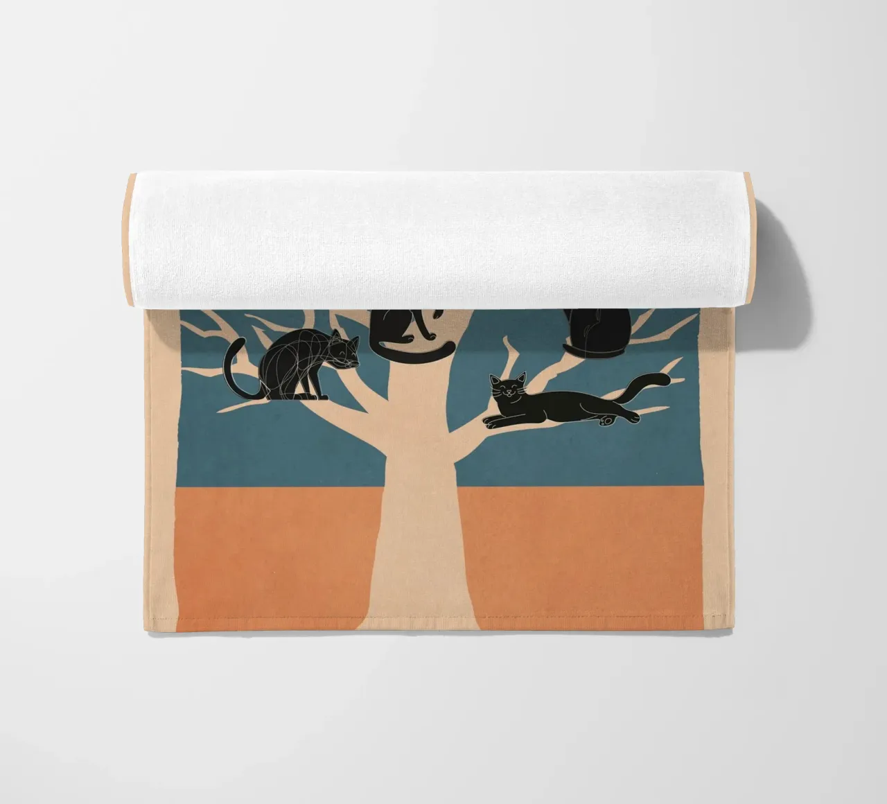 Black Cats in a Tree telo mare da Nadjaa