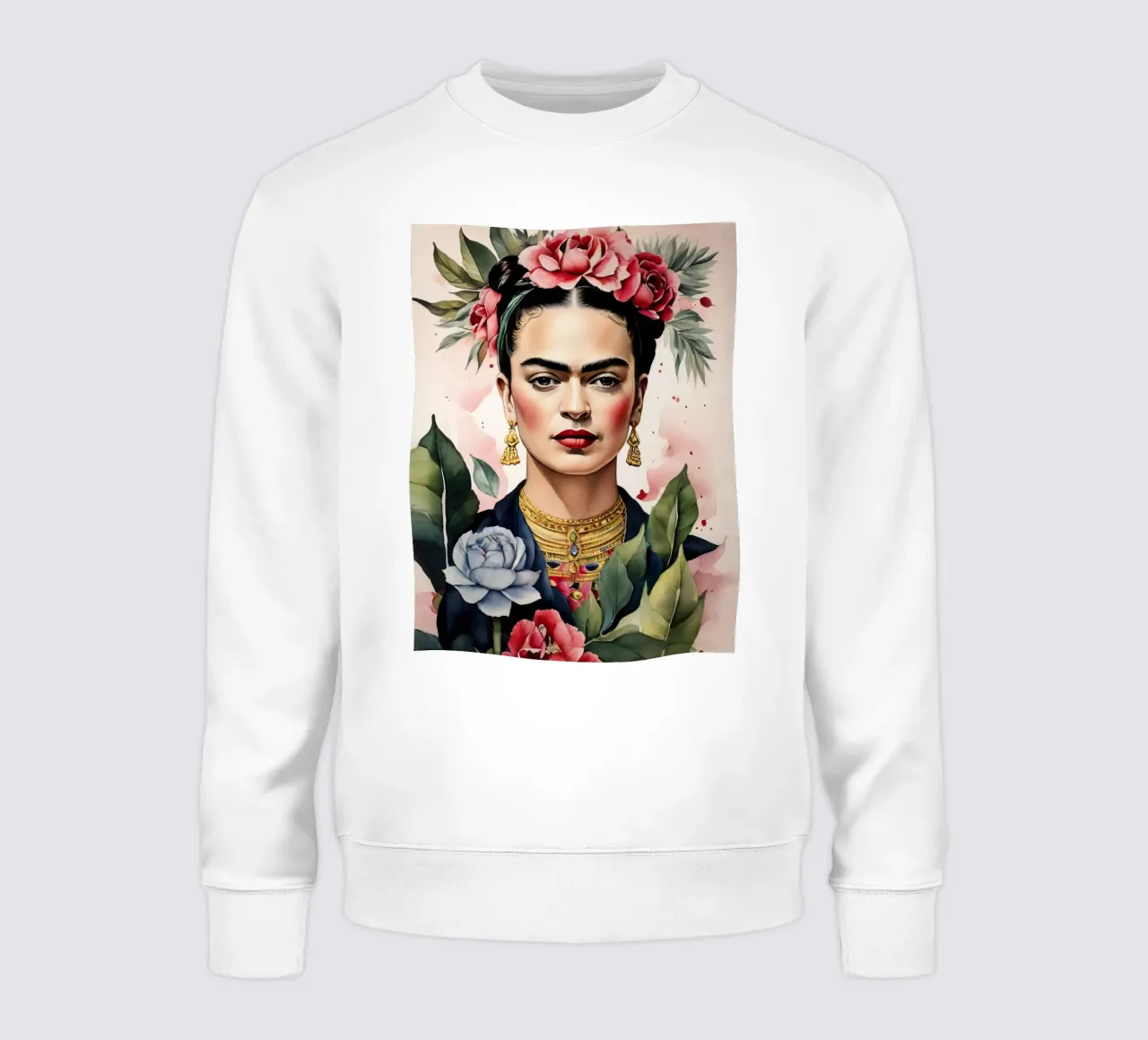 Frida Kahlo ad acquerello felpa da 🎁 ARTVI-SHOP