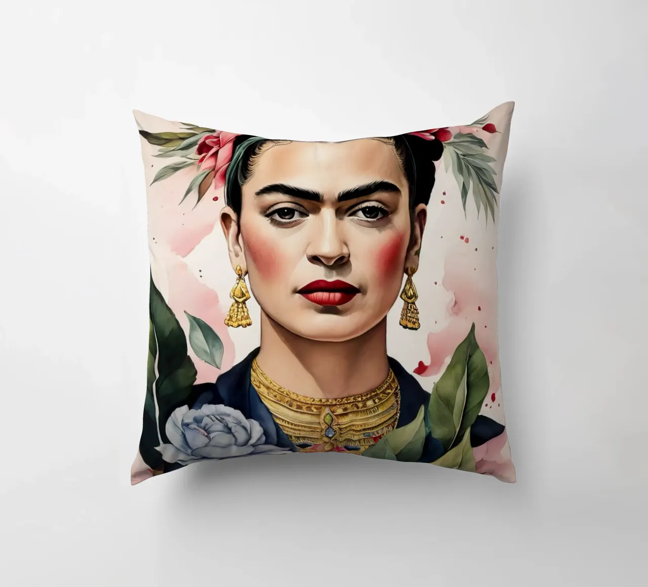 Frida Kahlo ad acquerello cuscino da 🎁 ARTVI-SHOP