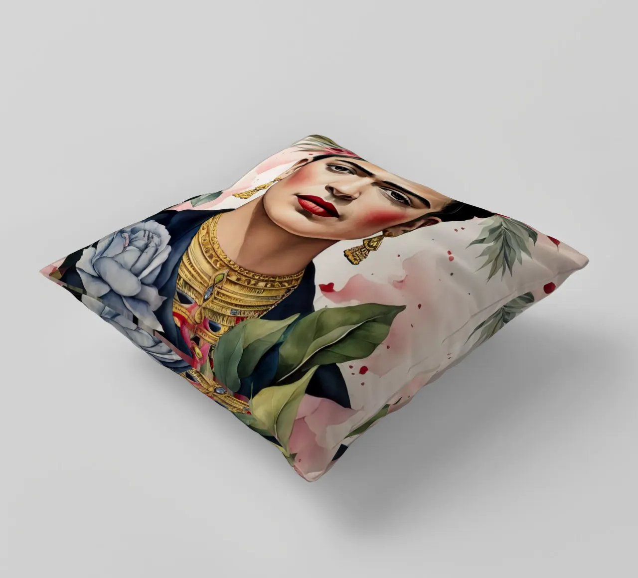 Frida Kahlo ad acquerello cuscino da 🎁 ARTVI-SHOP