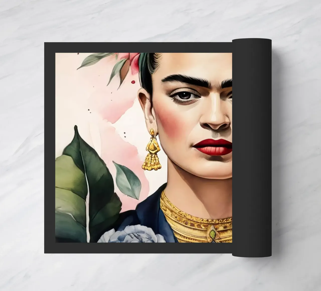 Frida Kahlo ad acquerello zerbino da 🎁 ARTVI-SHOP