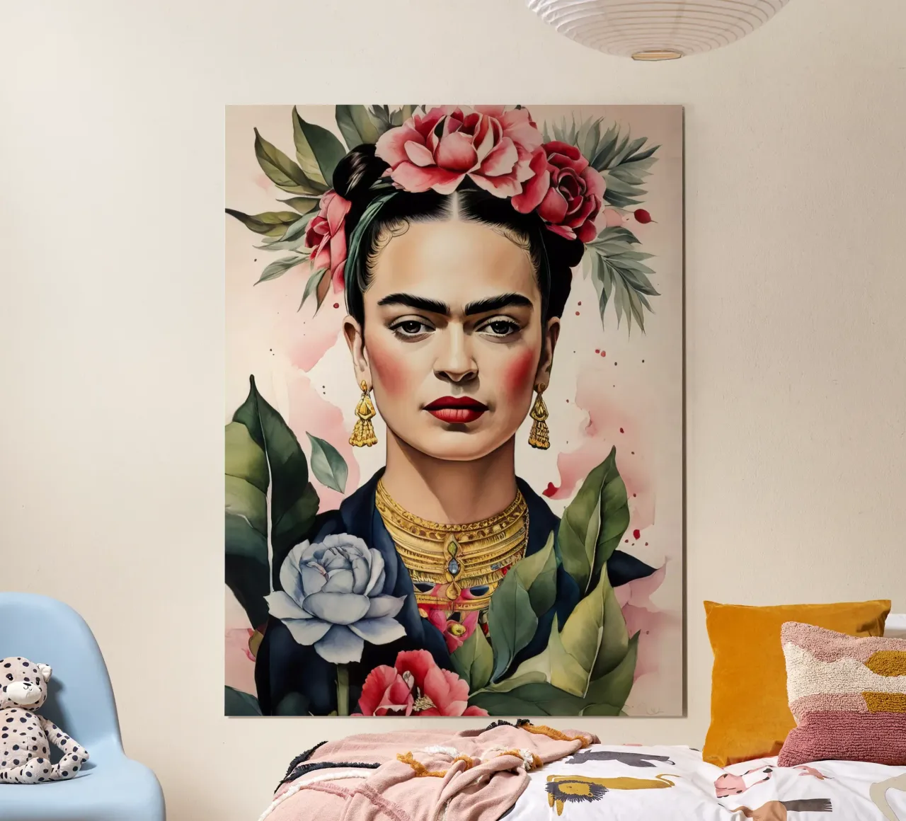 Frida Kahlo ad acquerello carta hahnemühle da 🎁 ARTVI-SHOP