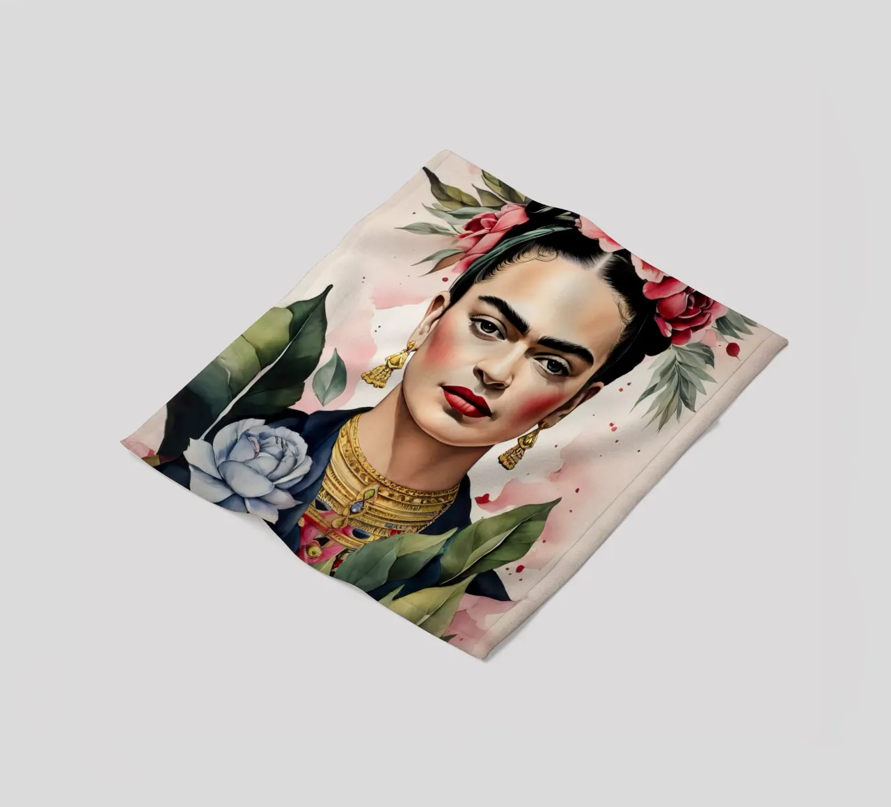 Frida Kahlo ad acquerello coperta in pile da 🎁 ARTVI-SHOP