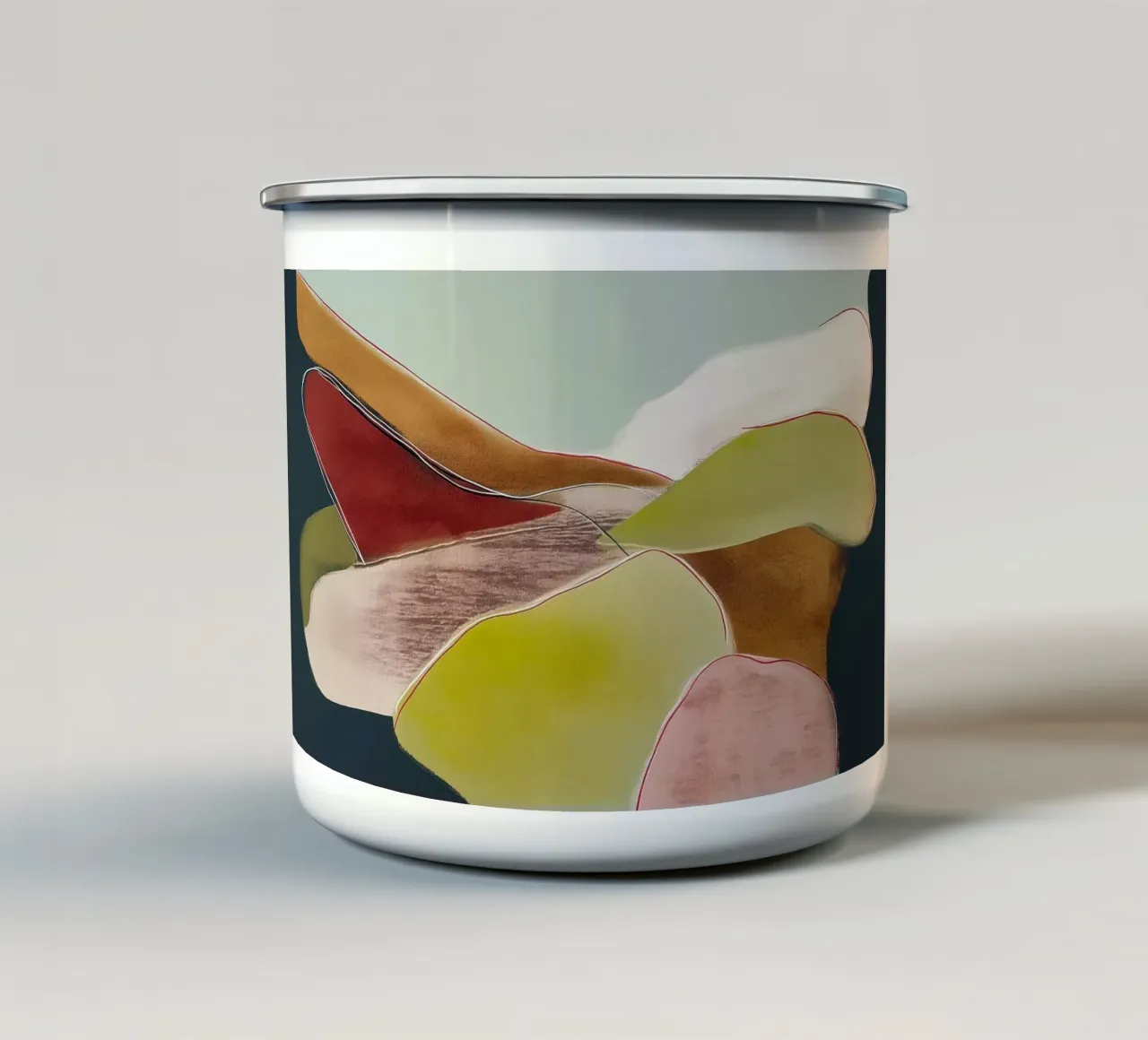 Equilibrio delle superfici tazza in smalto da Carinaprint