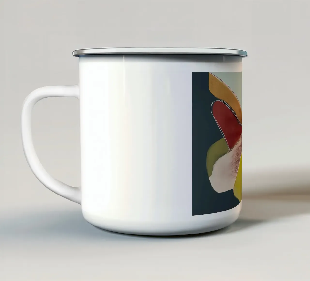 Equilibrio delle superfici tazza in smalto da Carinaprint